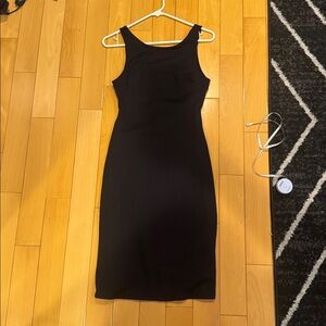 Elegant Black Sleeveless Dress